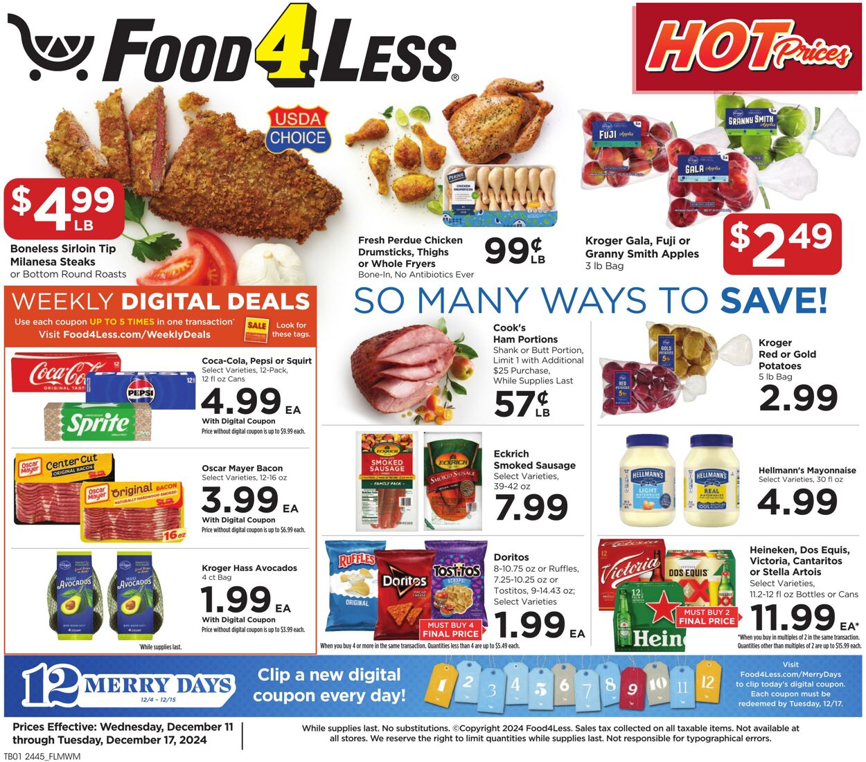 Catalogue Food 4 Less from 12/11/2024