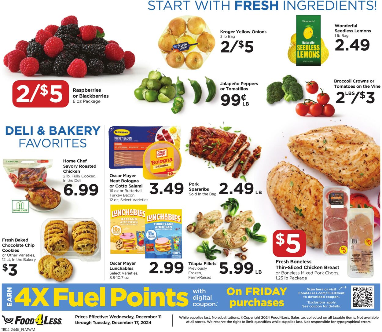 Catalogue Food 4 Less from 12/11/2024