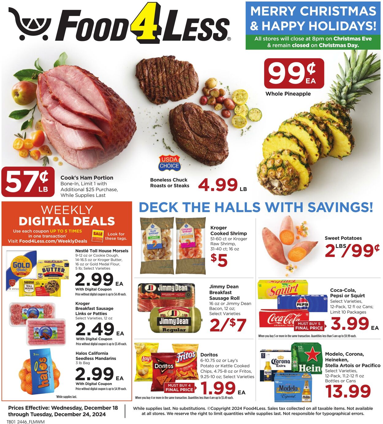 Catalogue Food 4 Less from 12/18/2024