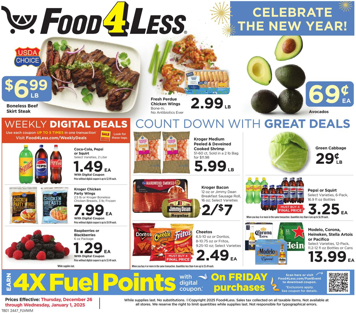 Catalogue Food 4 Less from 12/26/2024