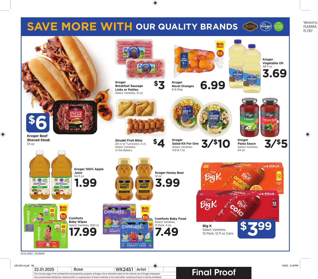 Catalogue Food 4 Less from 01/22/2025