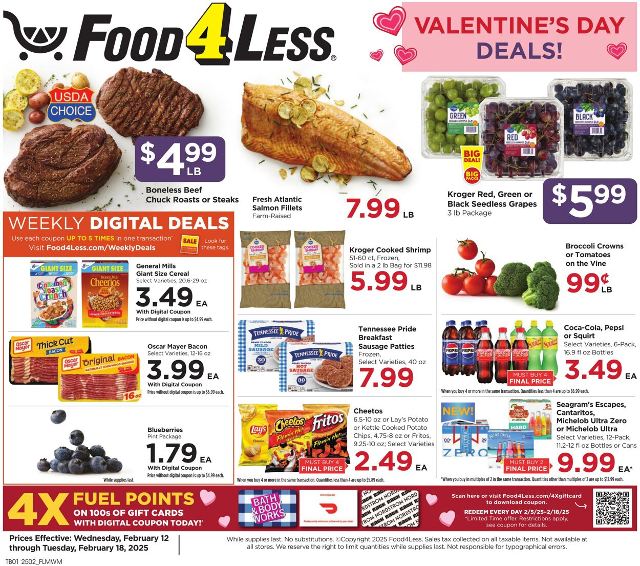 Catalogue Food 4 Less from 02/12/2025