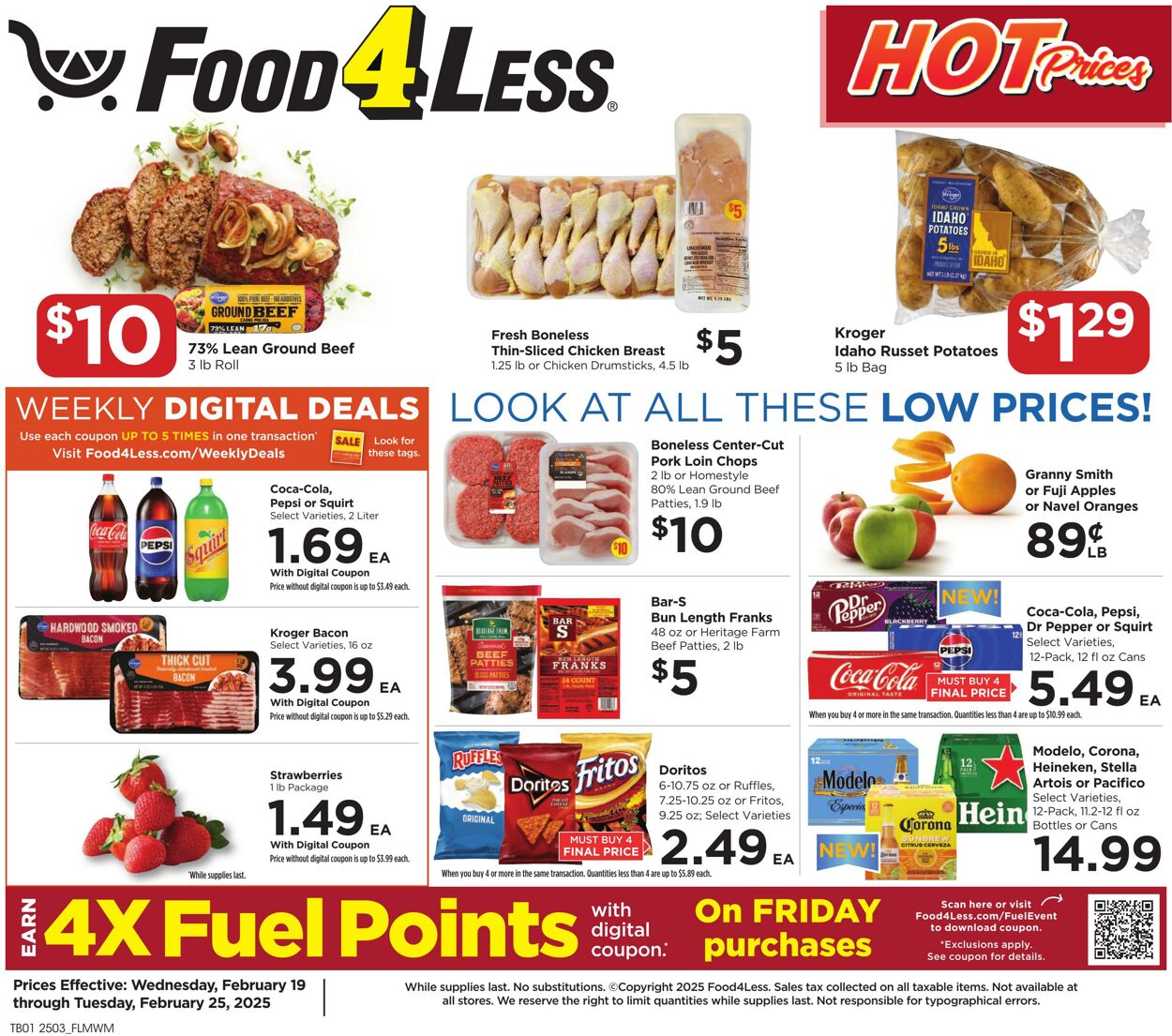 Catalogue Food 4 Less from 02/19/2025