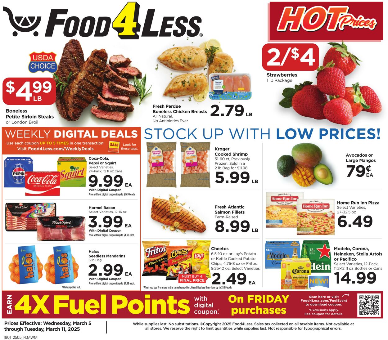 Catalogue Food 4 Less from 03/05/2025