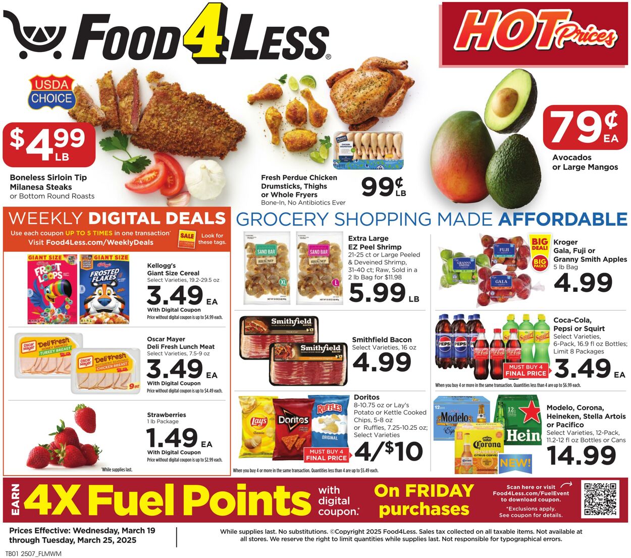 Catalogue Food 4 Less from 03/19/2025