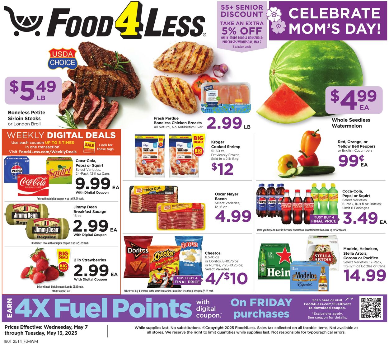 Catalogue Food 4 Less from 05/07/2025