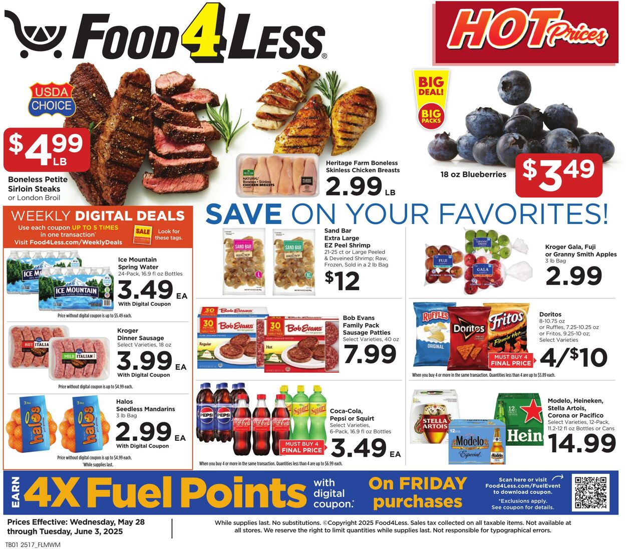 Catalogue Food 4 Less from 05/28/2025