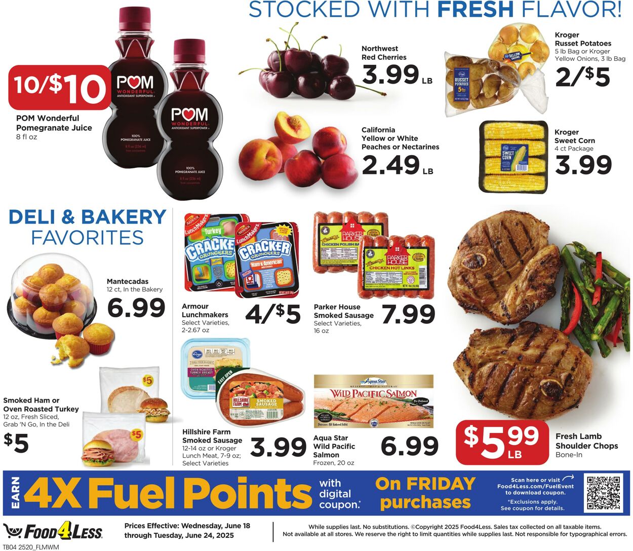 Catalogue Food 4 Less from 06/18/2025