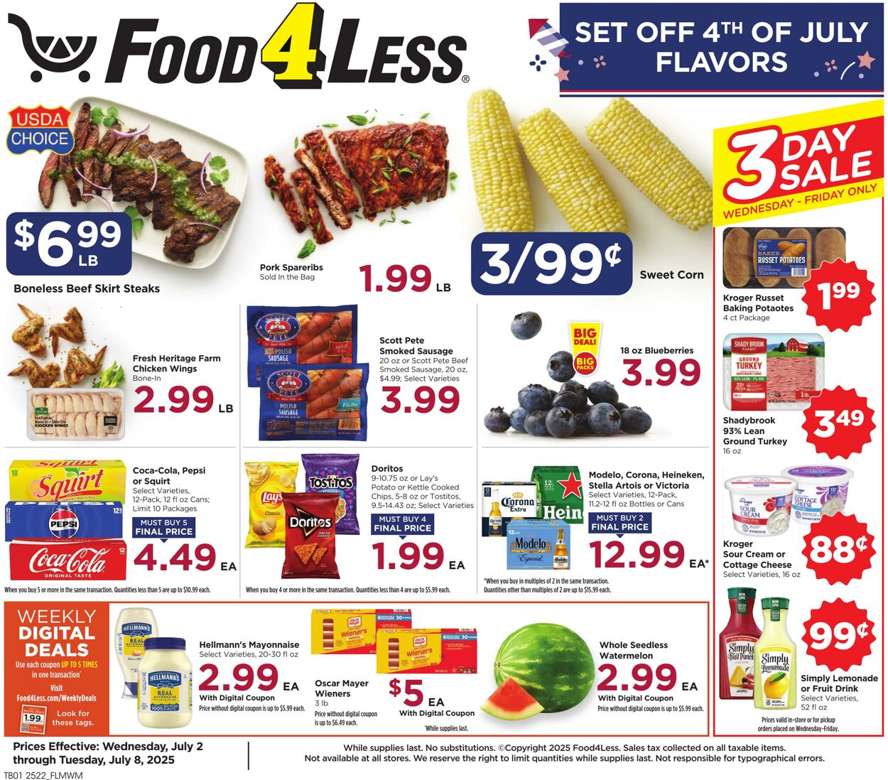Catalogue Food 4 Less from 07/02/2025
