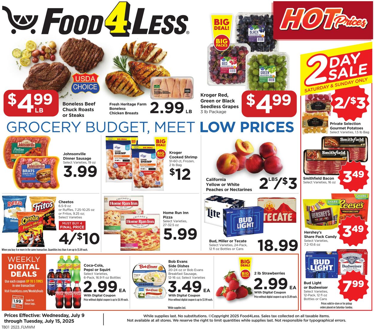 Catalogue Food 4 Less from 07/09/2025