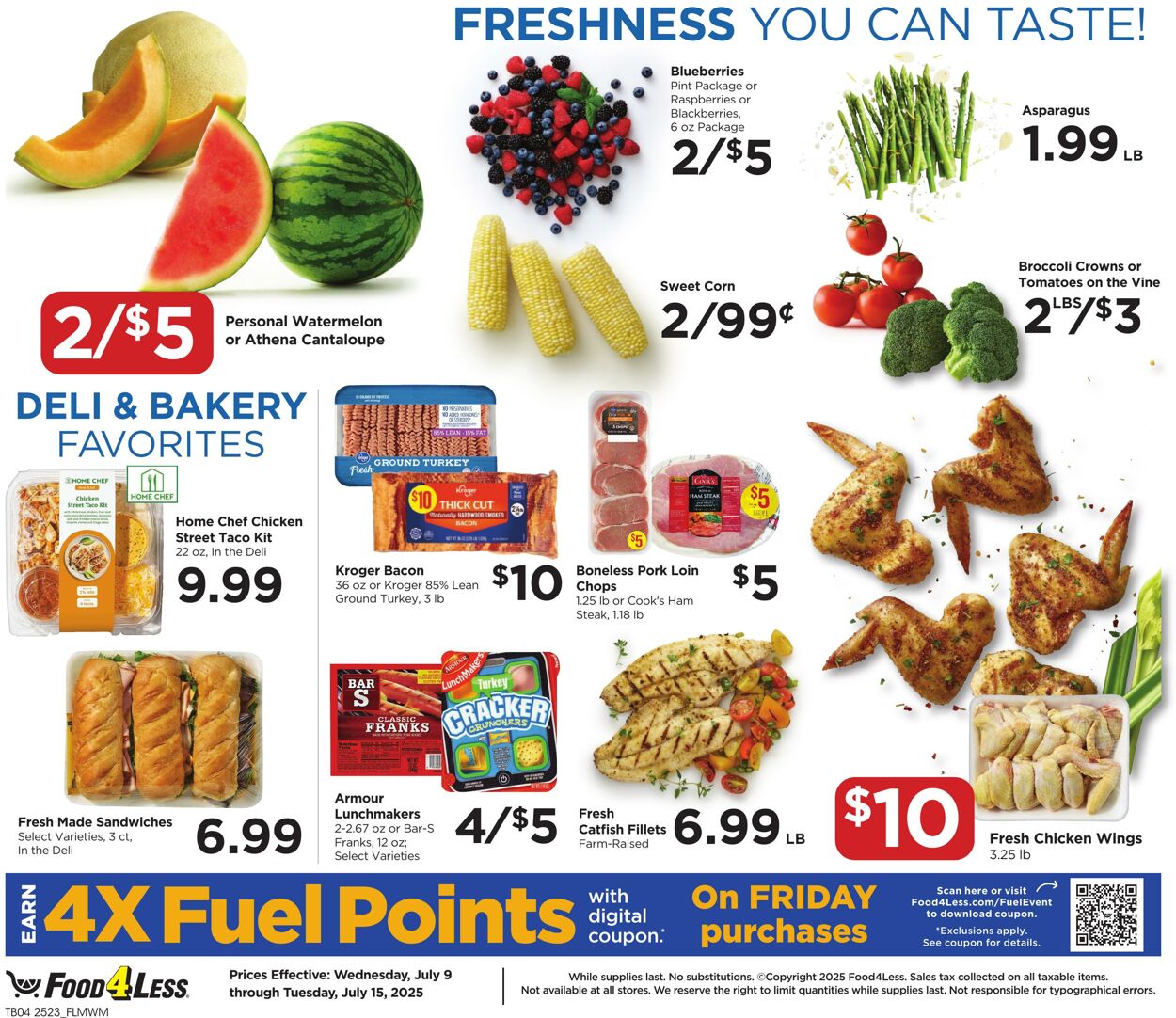 Catalogue Food 4 Less from 07/09/2025