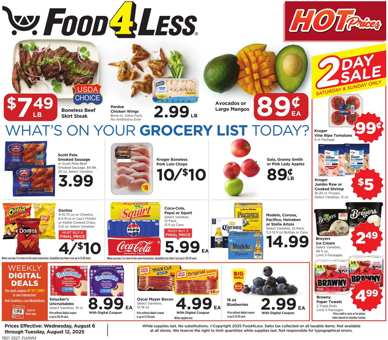 Catalogue Food 4 Less from 08/06/2025