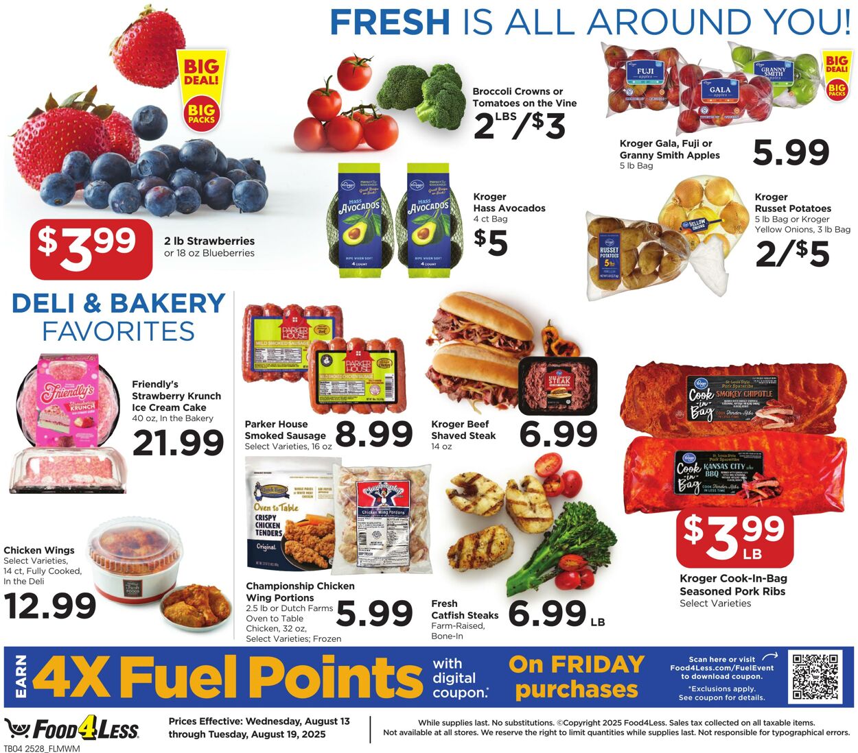 Catalogue Food 4 Less from 08/13/2025