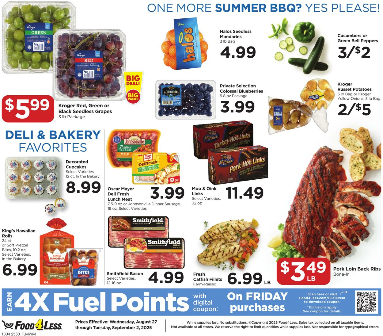 Catalogue Food 4 Less from 08/27/2025