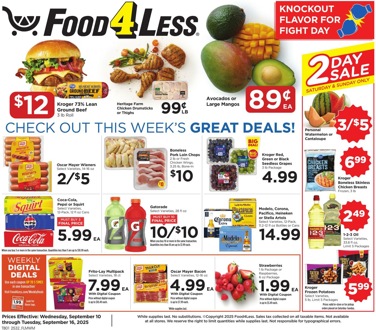 Catalogue Food 4 Less from 09/10/2025