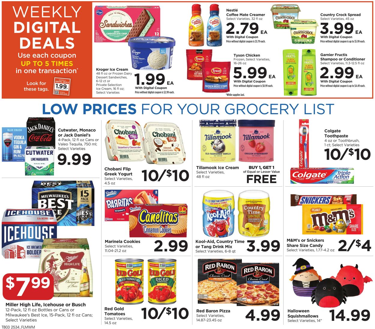 Catalogue Food 4 Less from 09/24/2025