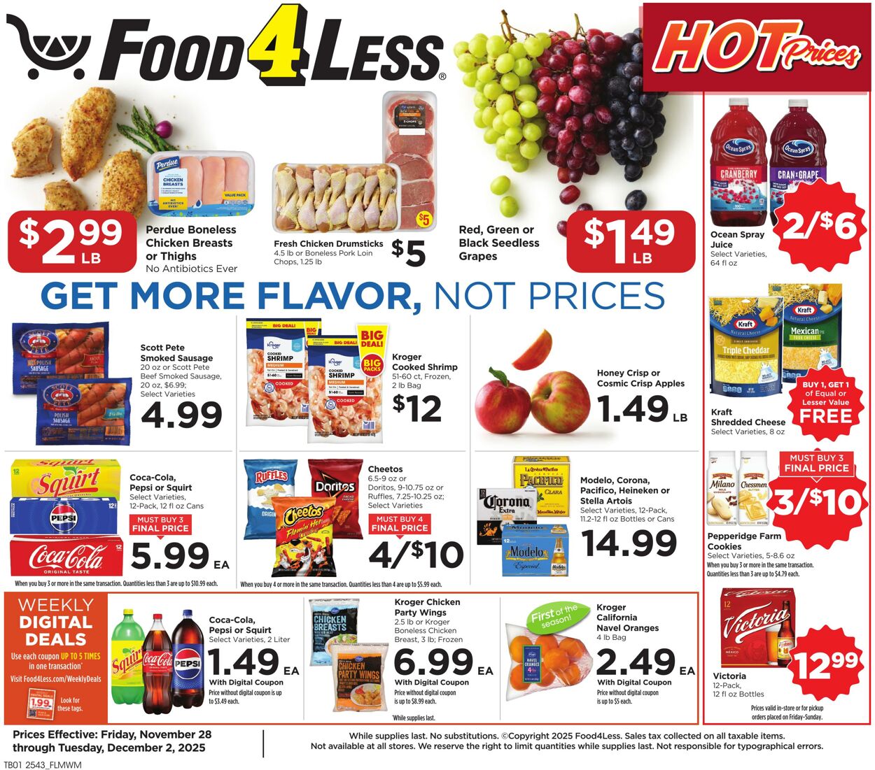 Catalogue Food 4 Less from 11/28/2025