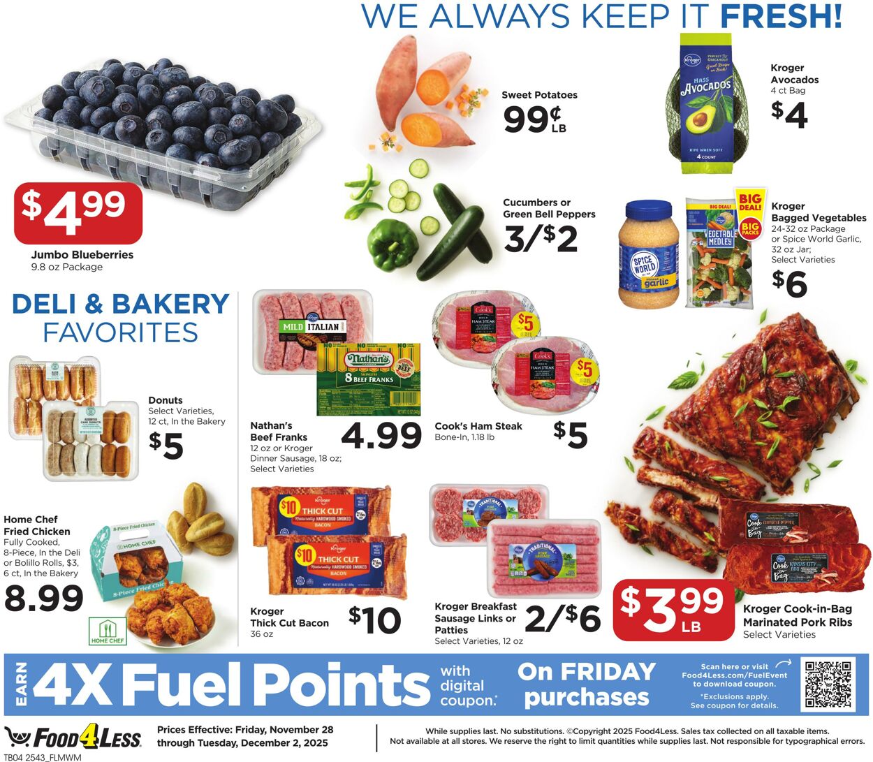 Catalogue Food 4 Less from 11/28/2025