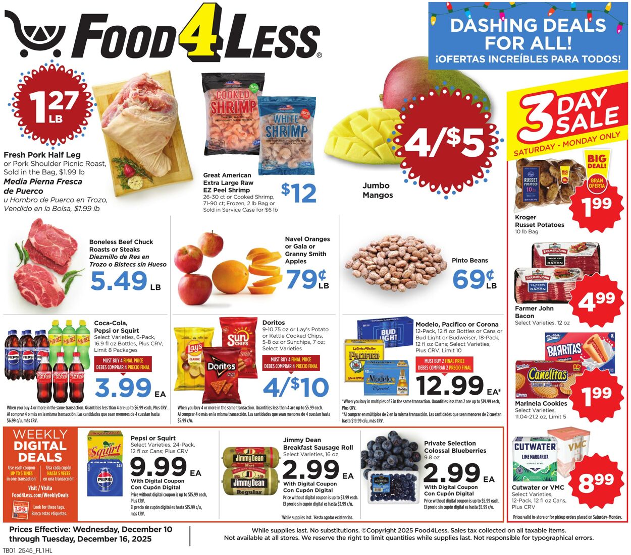 Catalogue Food 4 Less from 12/10/2025