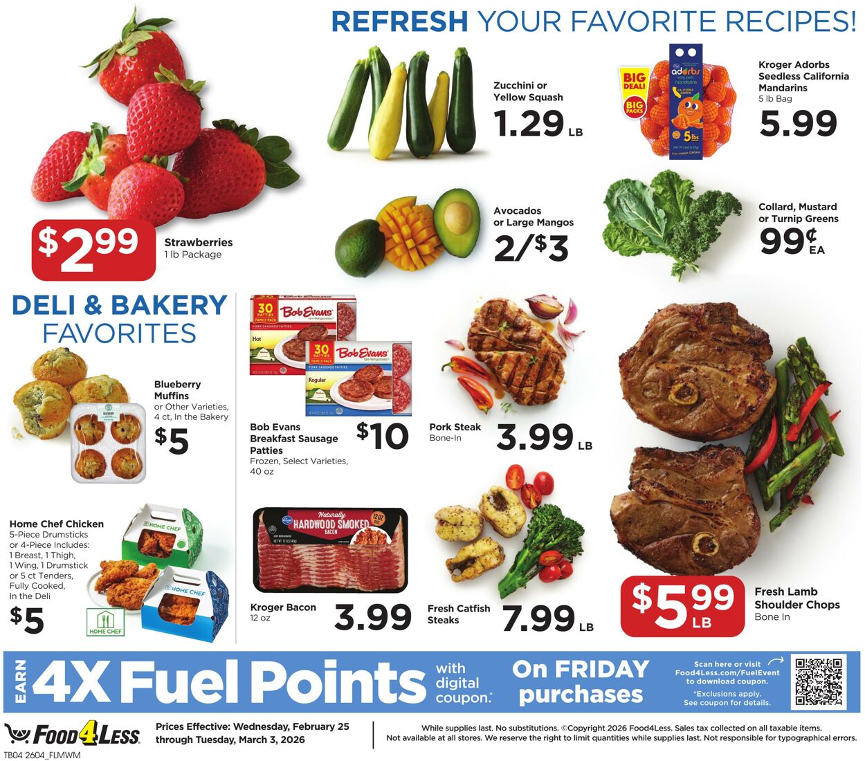 Catalogue Food 4 Less from 02/25/2026