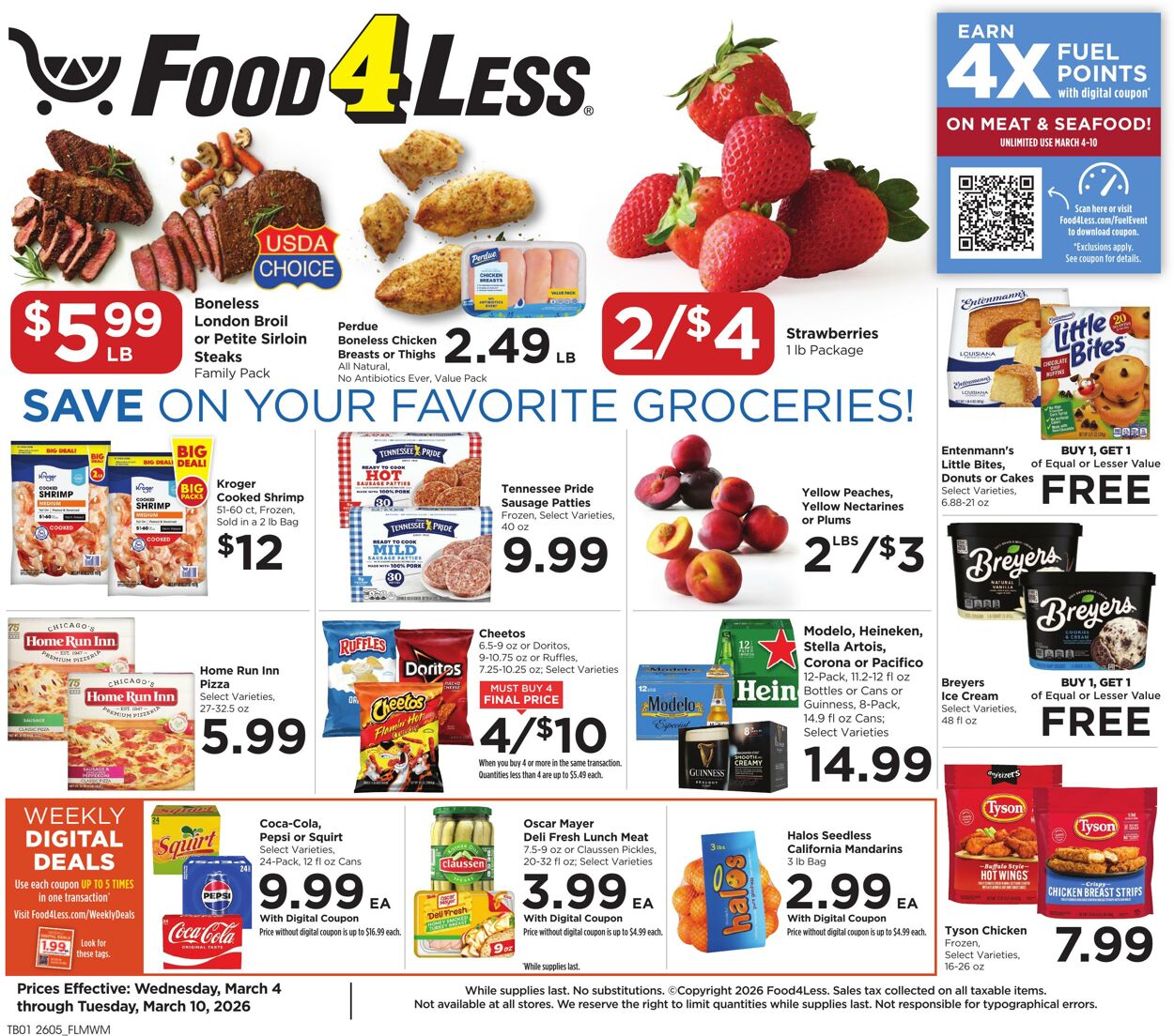 Catalogue Food 4 Less from 03/04/2026