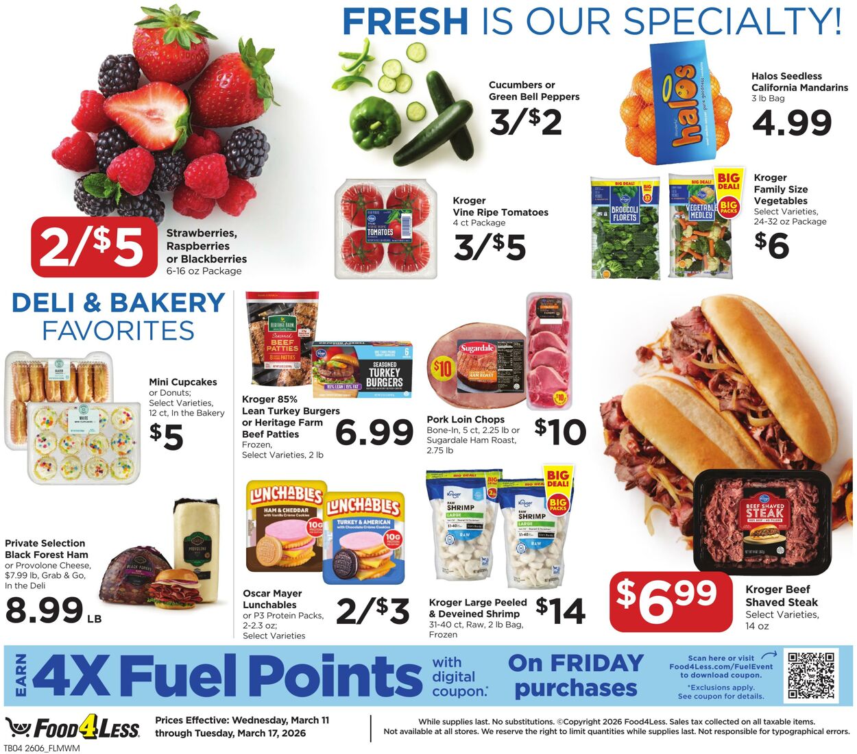 Catalogue Food 4 Less from 03/11/2026