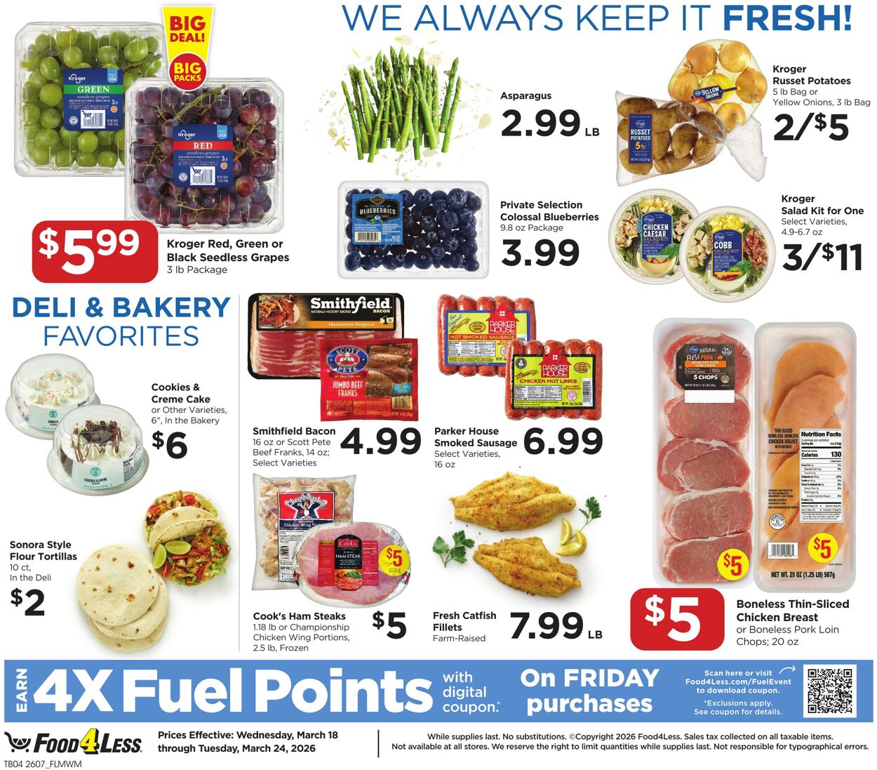 Catalogue Food 4 Less from 03/18/2026