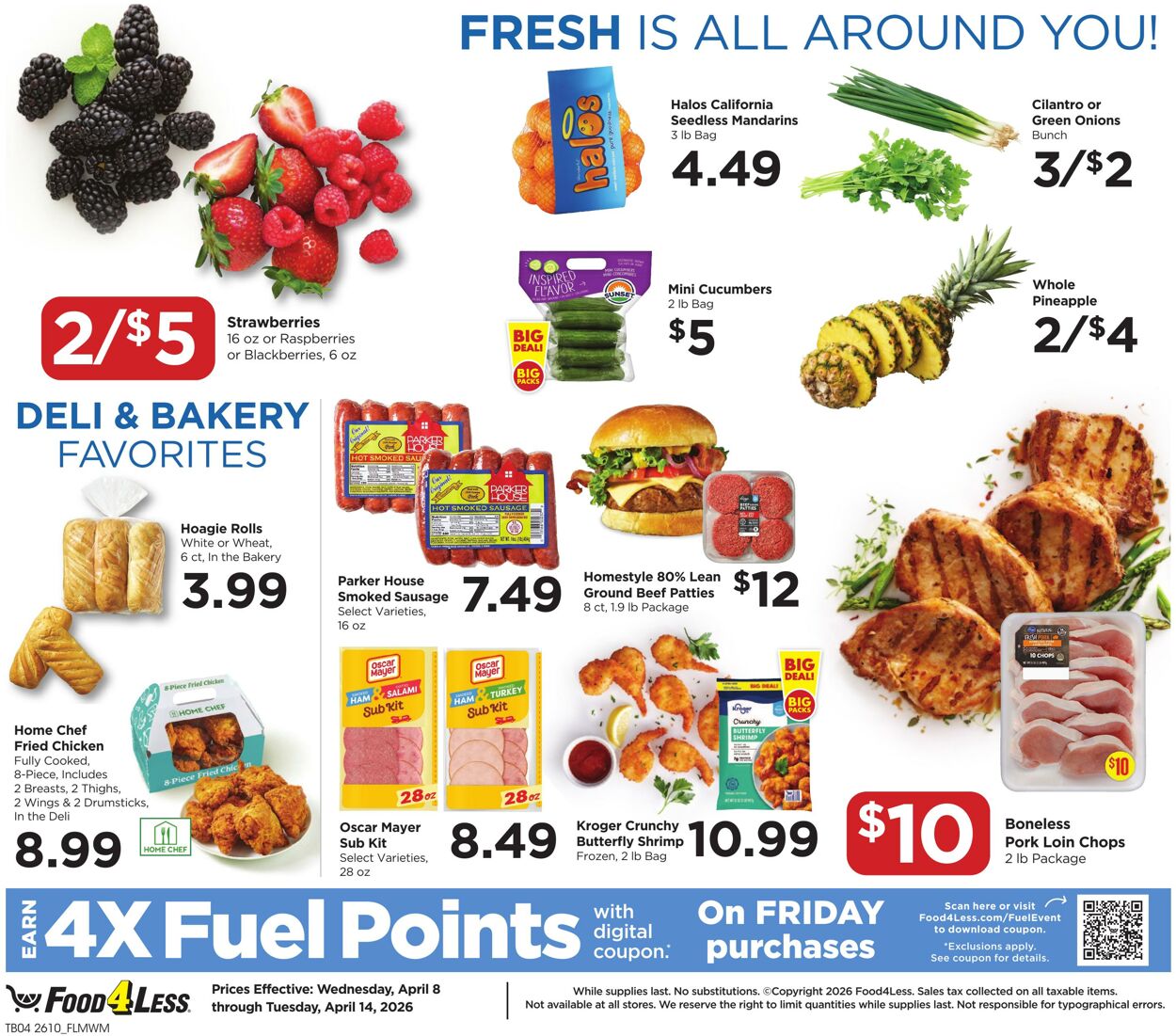 Catalogue Food 4 Less from 04/08/2026