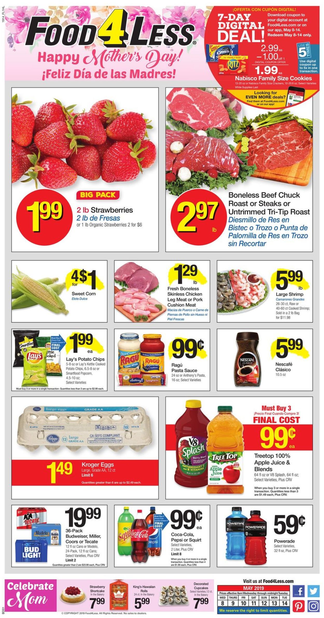 Catalogue Food 4 Less from 05/08/2019