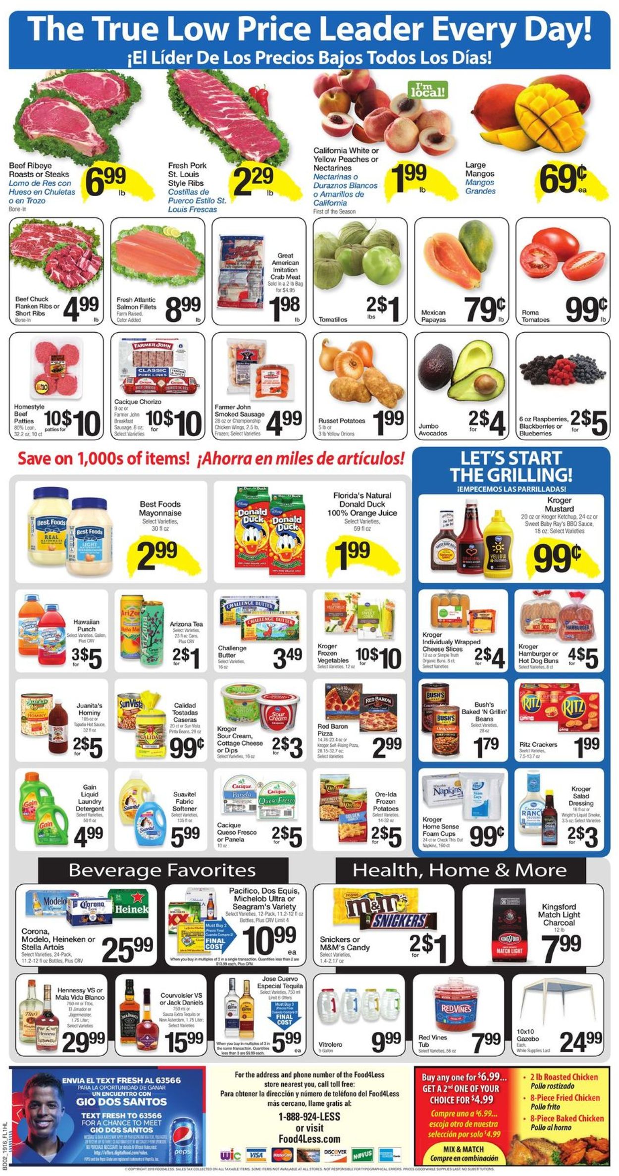 Catalogue Food 4 Less from 05/22/2019