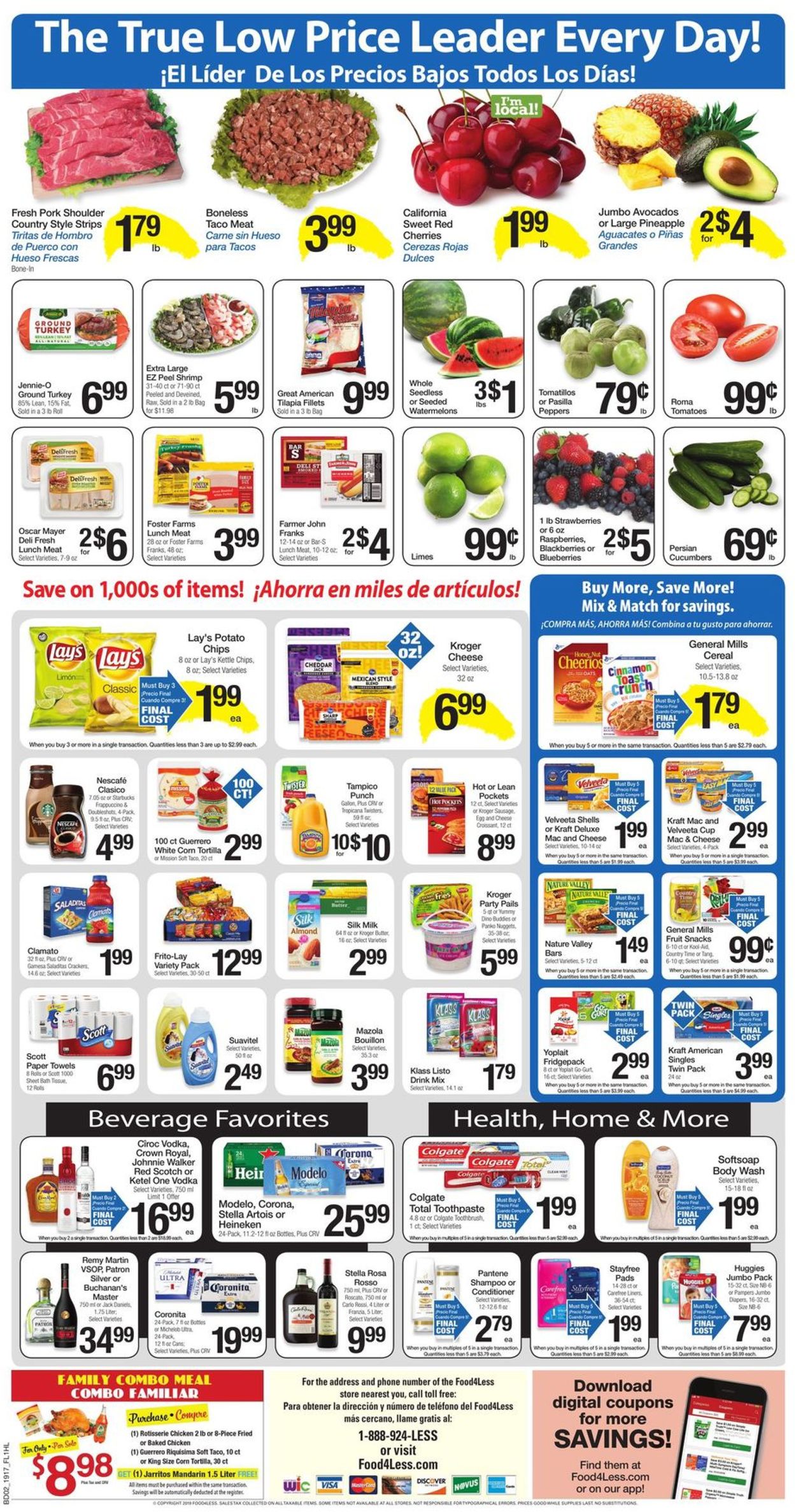 Catalogue Food 4 Less from 05/29/2019