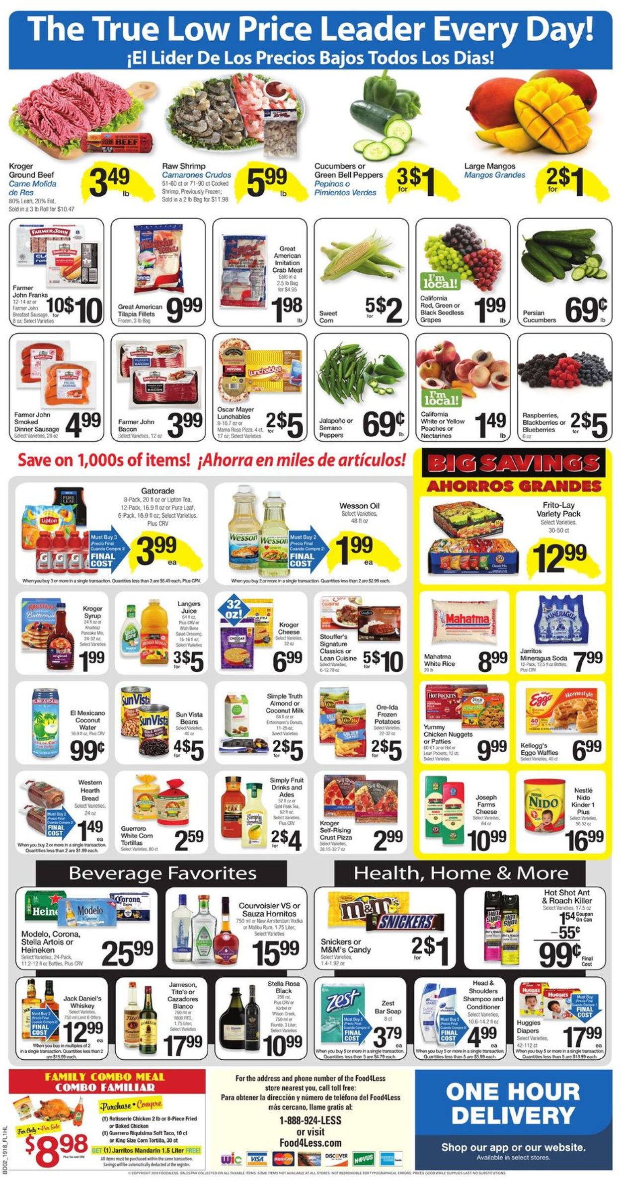 Catalogue Food 4 Less from 06/05/2019