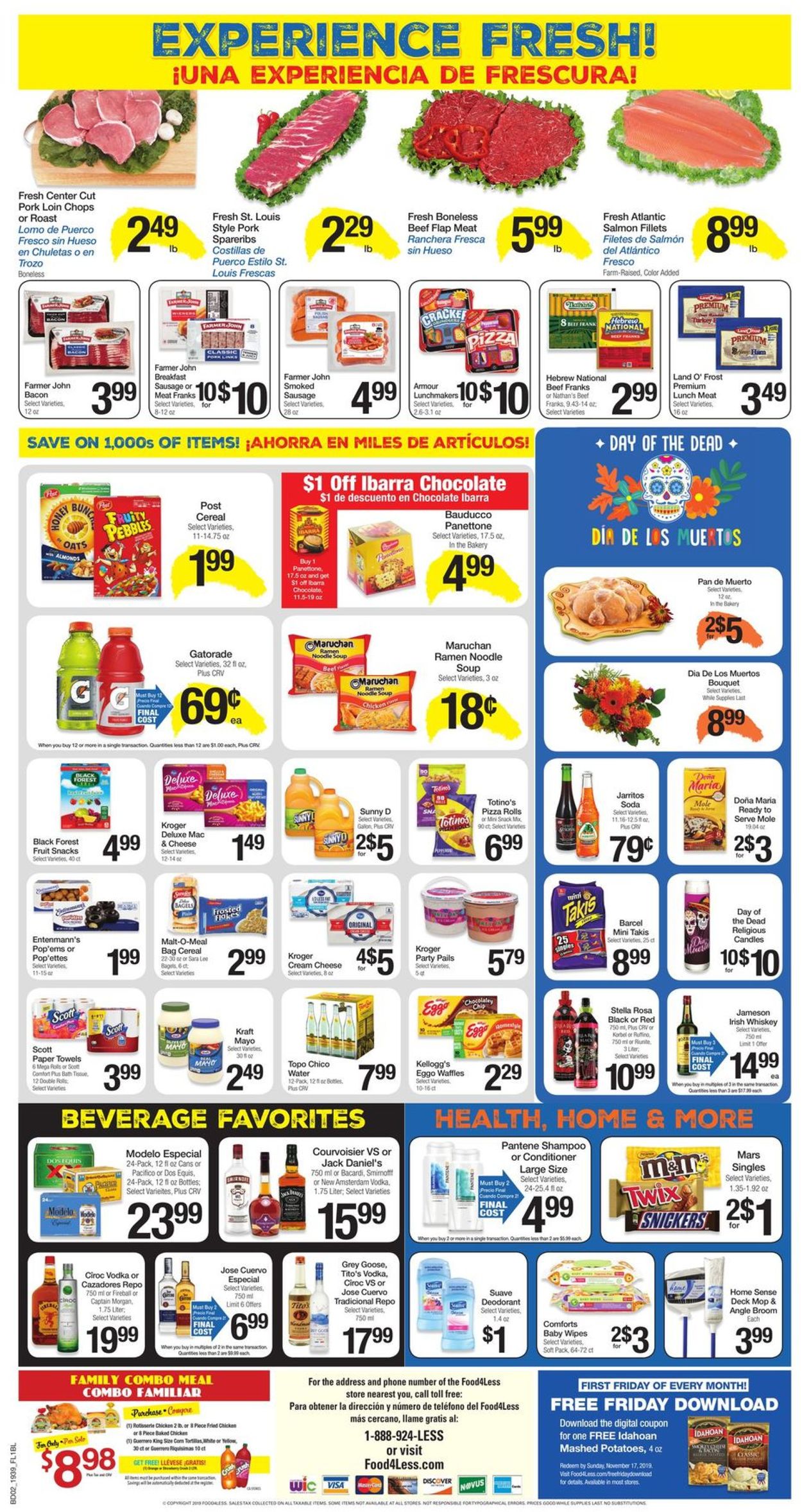 Catalogue Food 4 Less from 10/30/2019