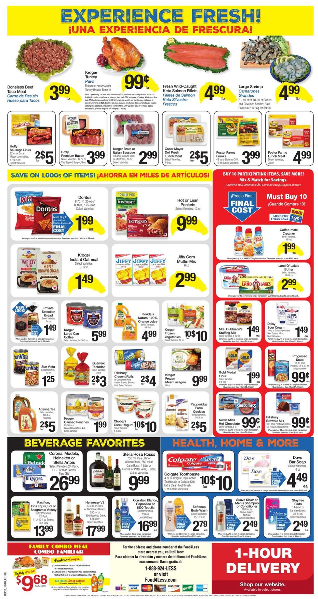 Catalogue Food 4 Less from 11/06/2019