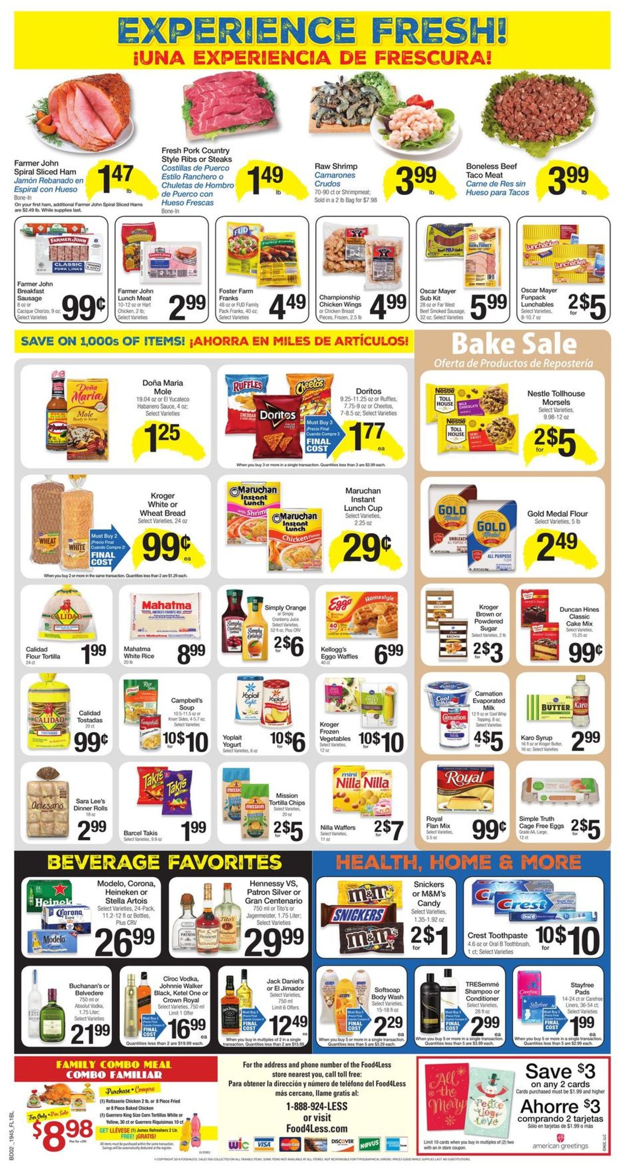 Catalogue Food 4 Less from 12/11/2019