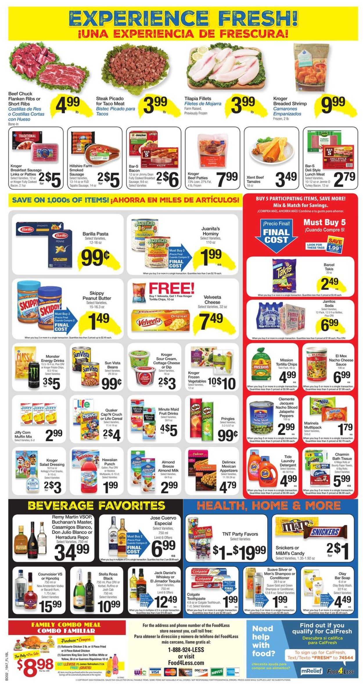 Catalogue Food 4 Less - New Year's Ad 2019/2020 from 12/26/2019