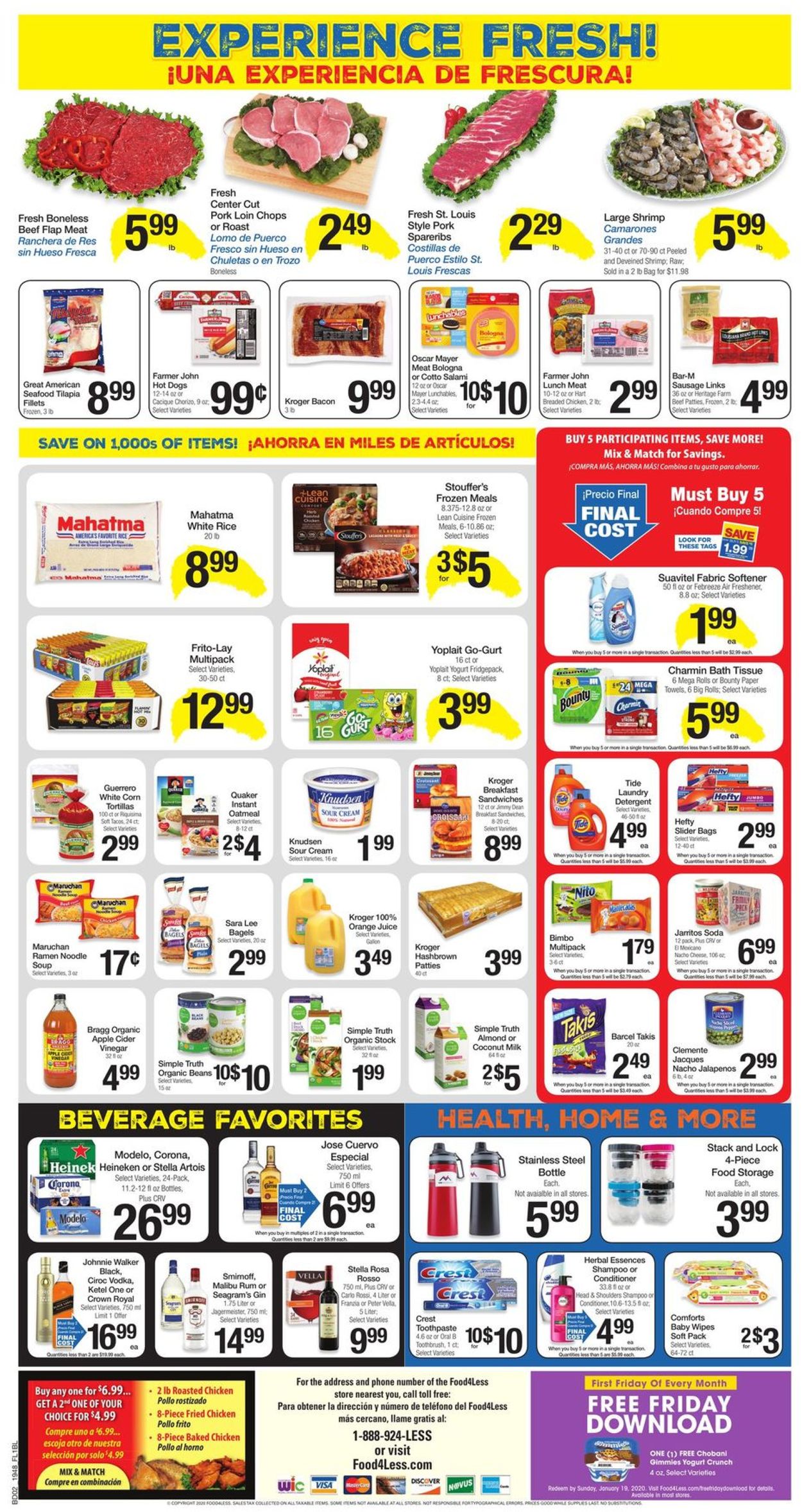 Catalogue Food 4 Less from 01/02/2020