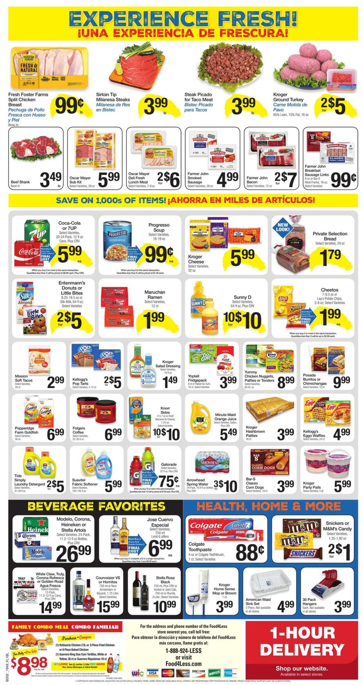 Catalogue Food 4 Less from 01/08/2020