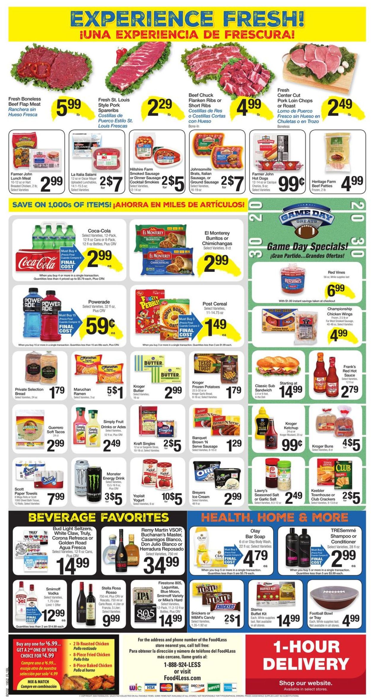 Catalogue Food 4 Less from 01/29/2020