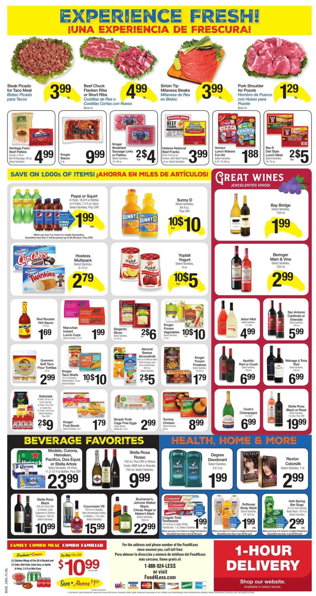 Catalogue Food 4 Less from 02/12/2020