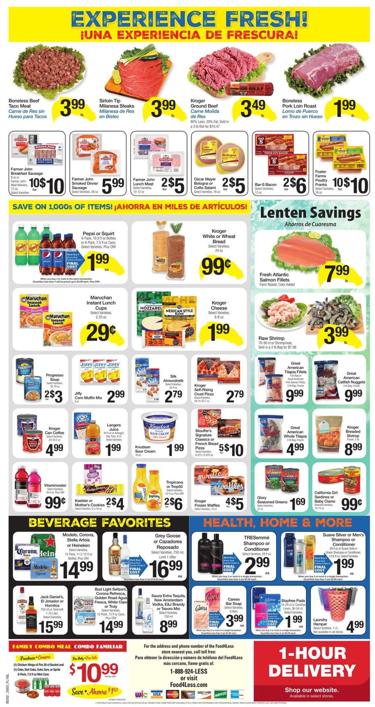 Catalogue Food 4 Less from 02/19/2020