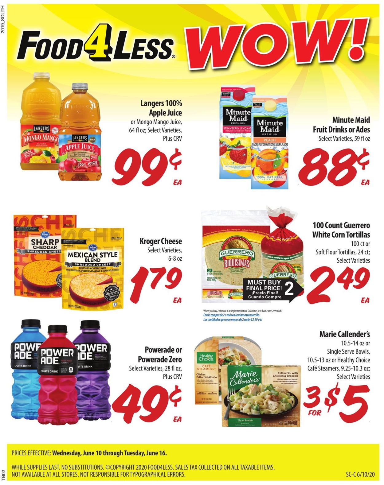 Catalogue Food 4 Less from 06/10/2020