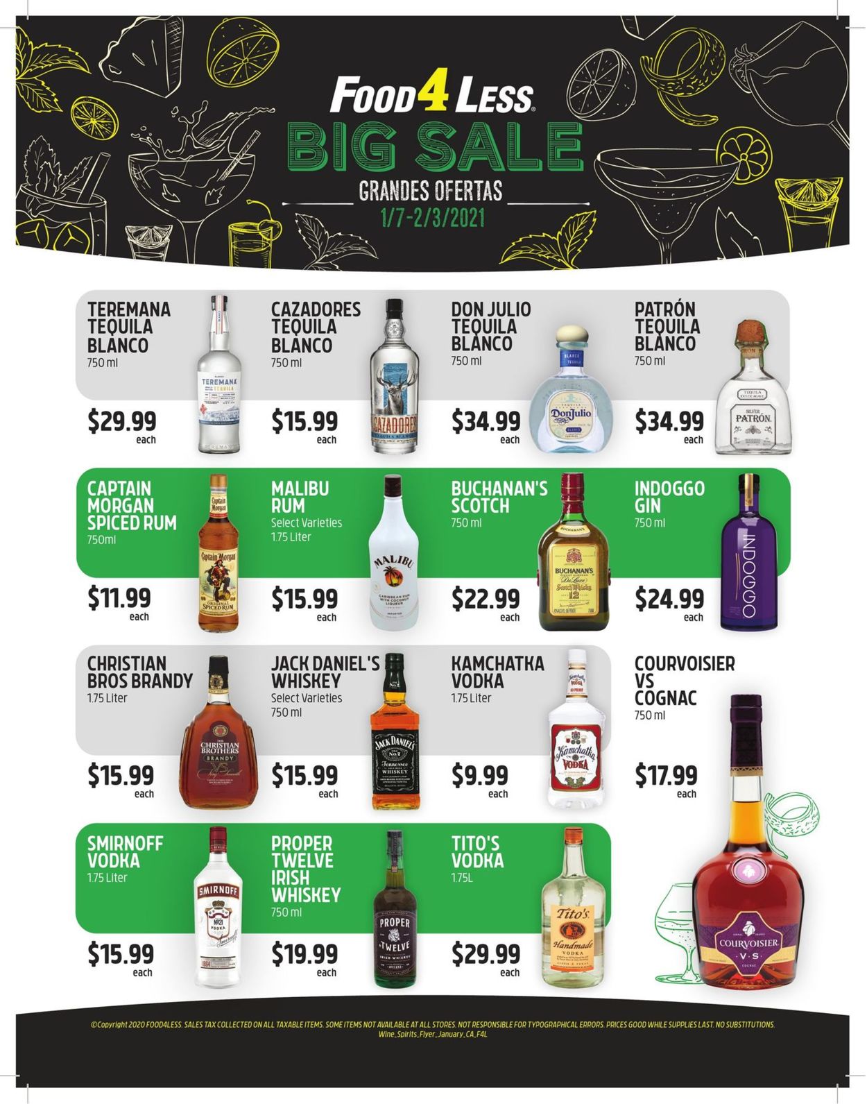 Catalogue Food 4 Less Big Sale 2021 from 01/07/2021