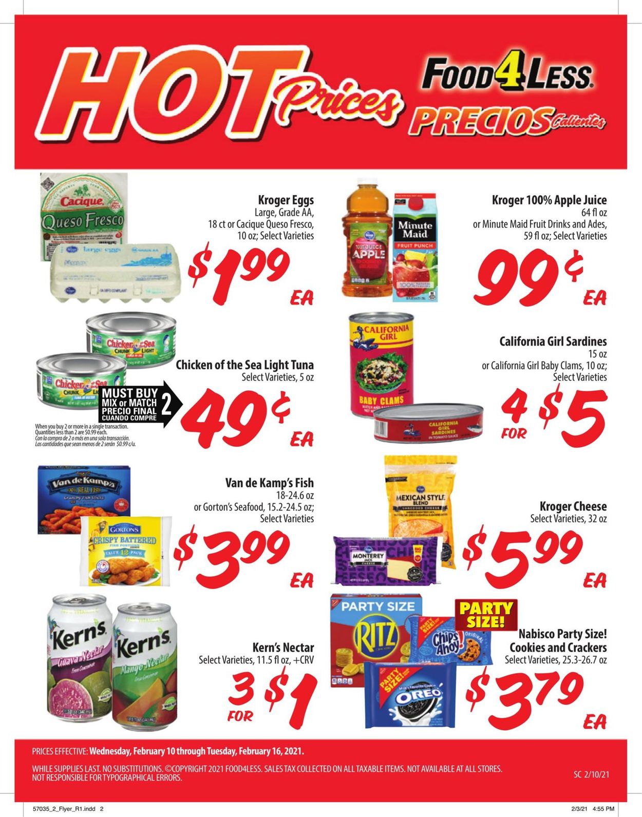 Catalogue Food 4 Less from 02/10/2021