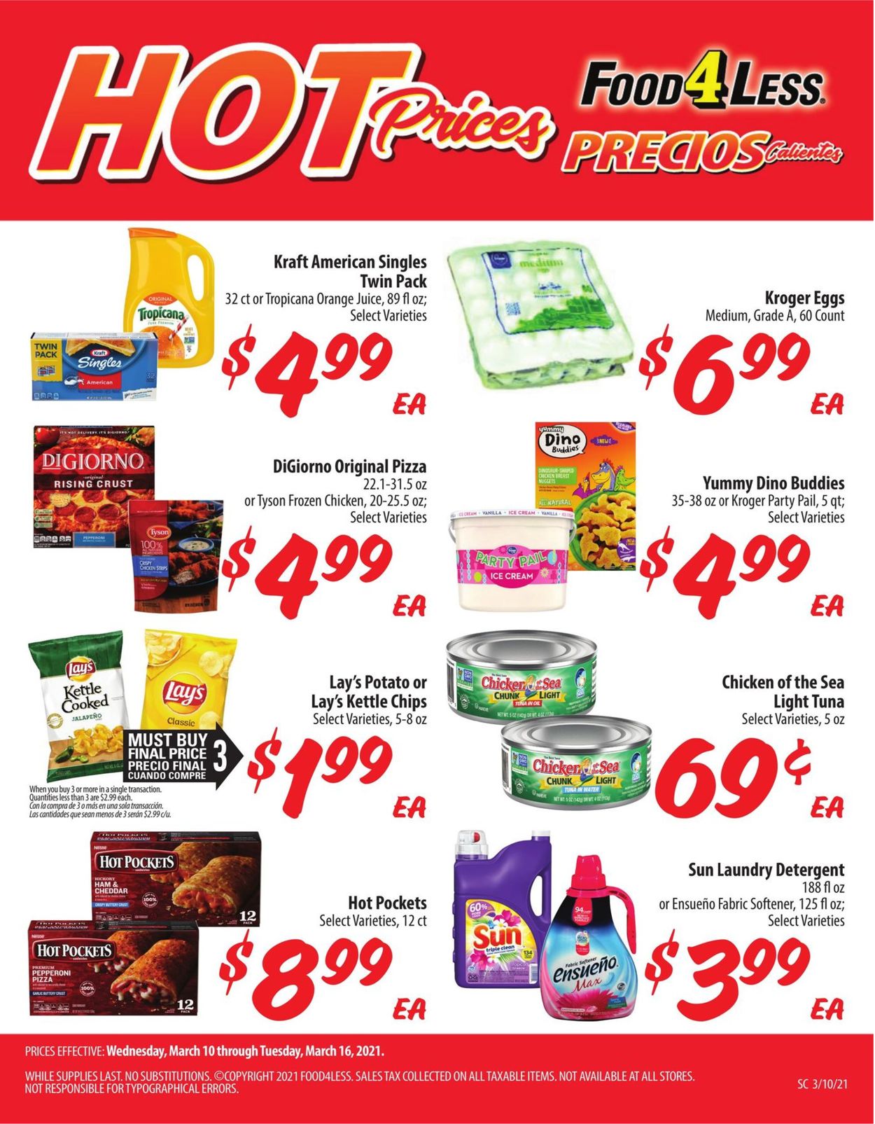 Catalogue Food 4 Less from 03/10/2021