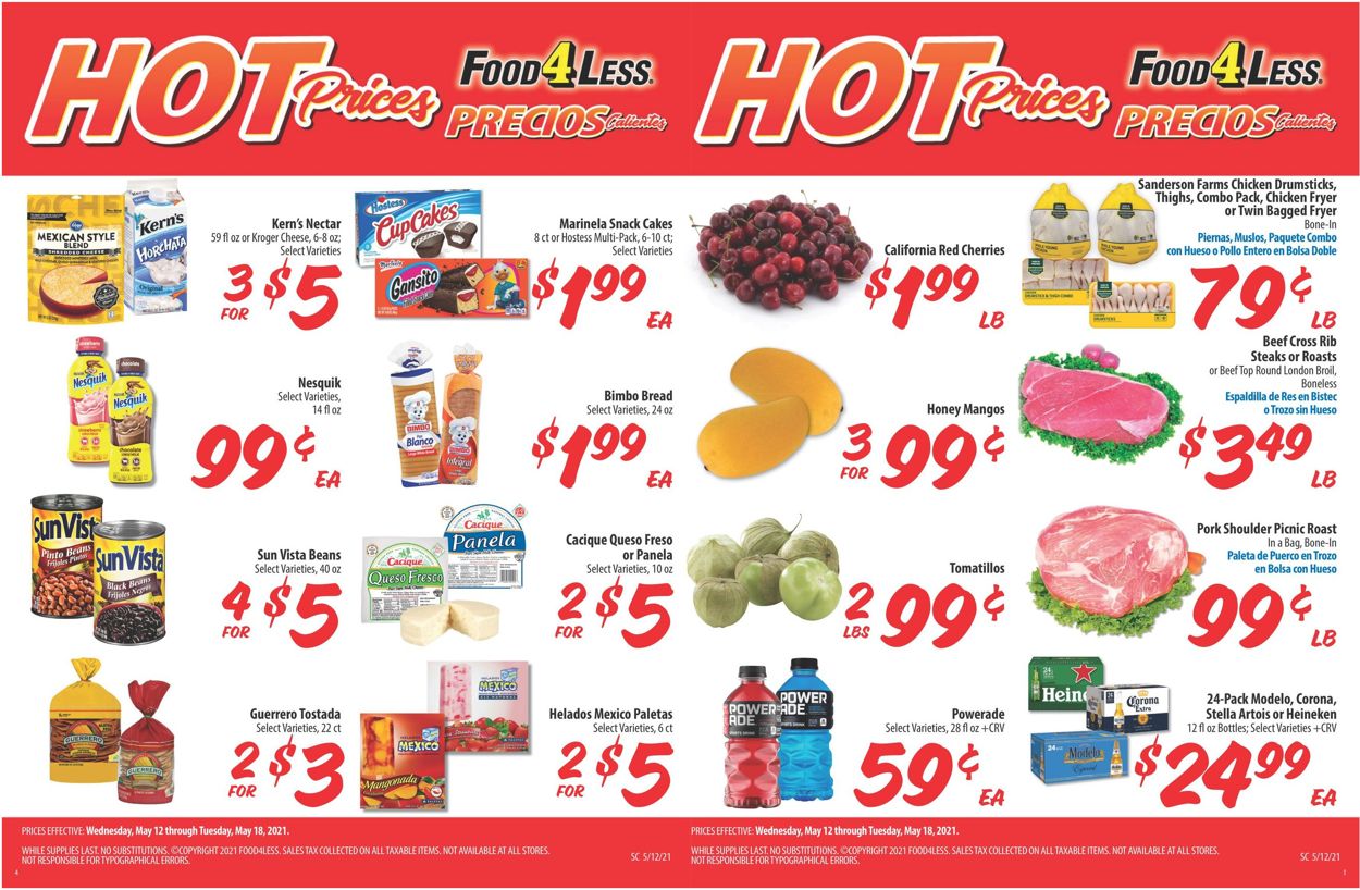 Catalogue Food 4 Less from 05/12/2021
