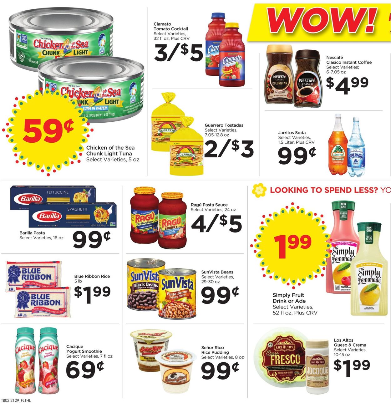Catalogue Food 4 Less from 08/18/2021