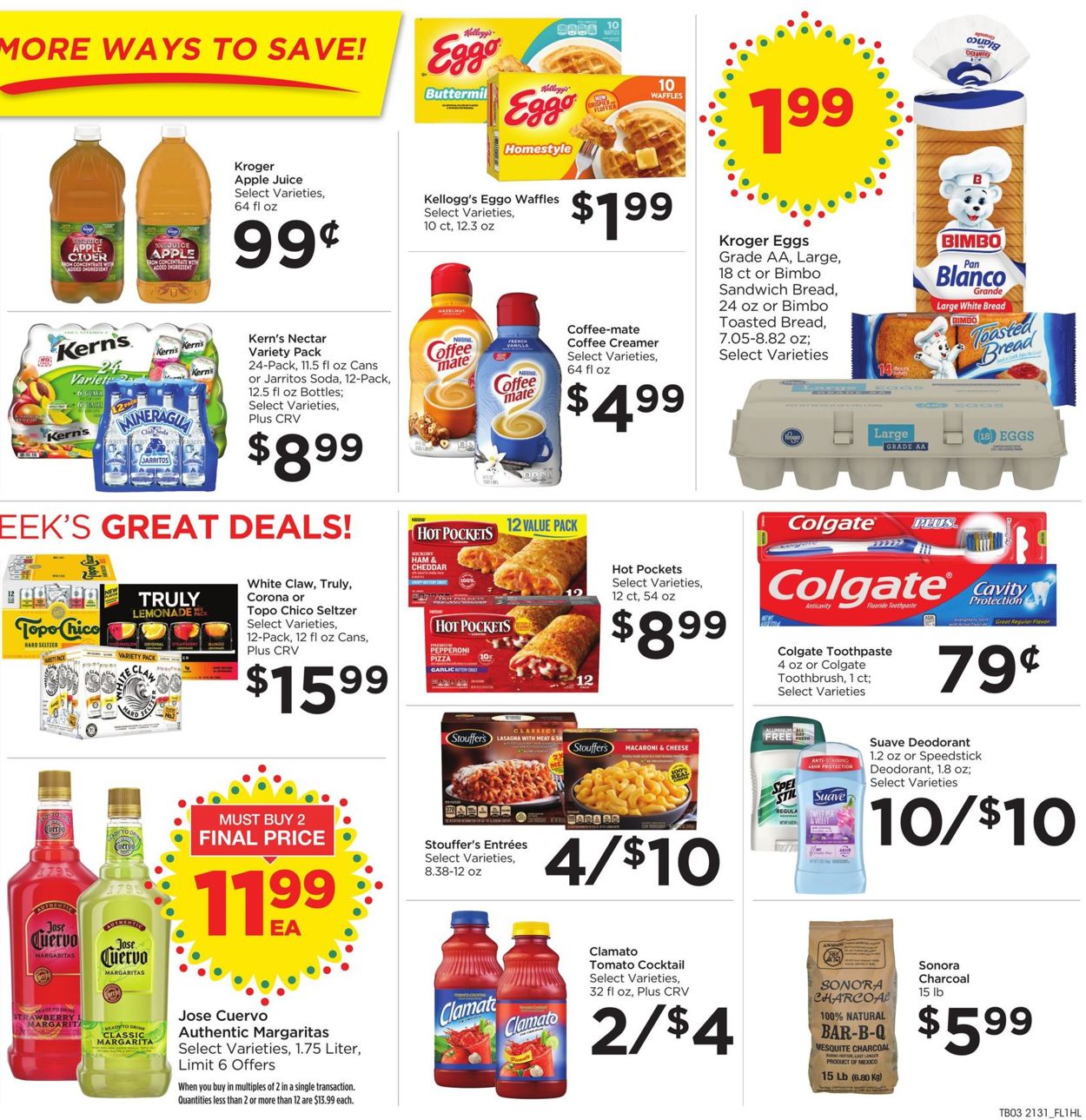 Catalogue Food 4 Less from 09/01/2021