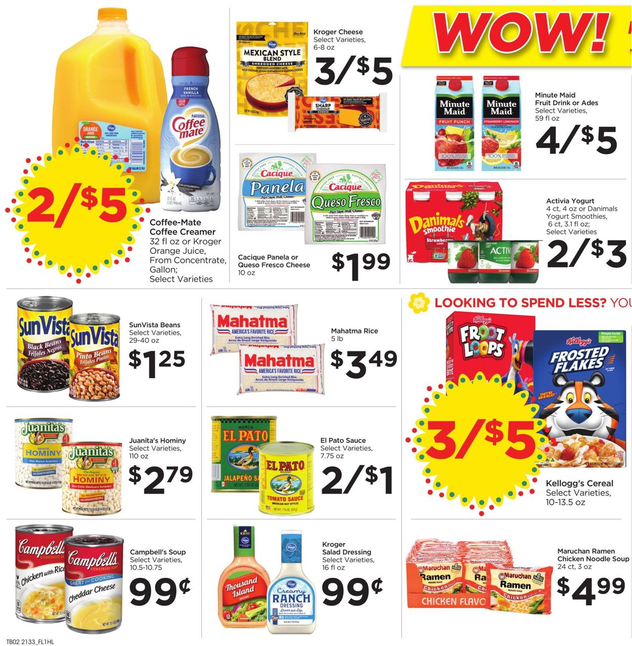 Catalogue Food 4 Less from 09/15/2021