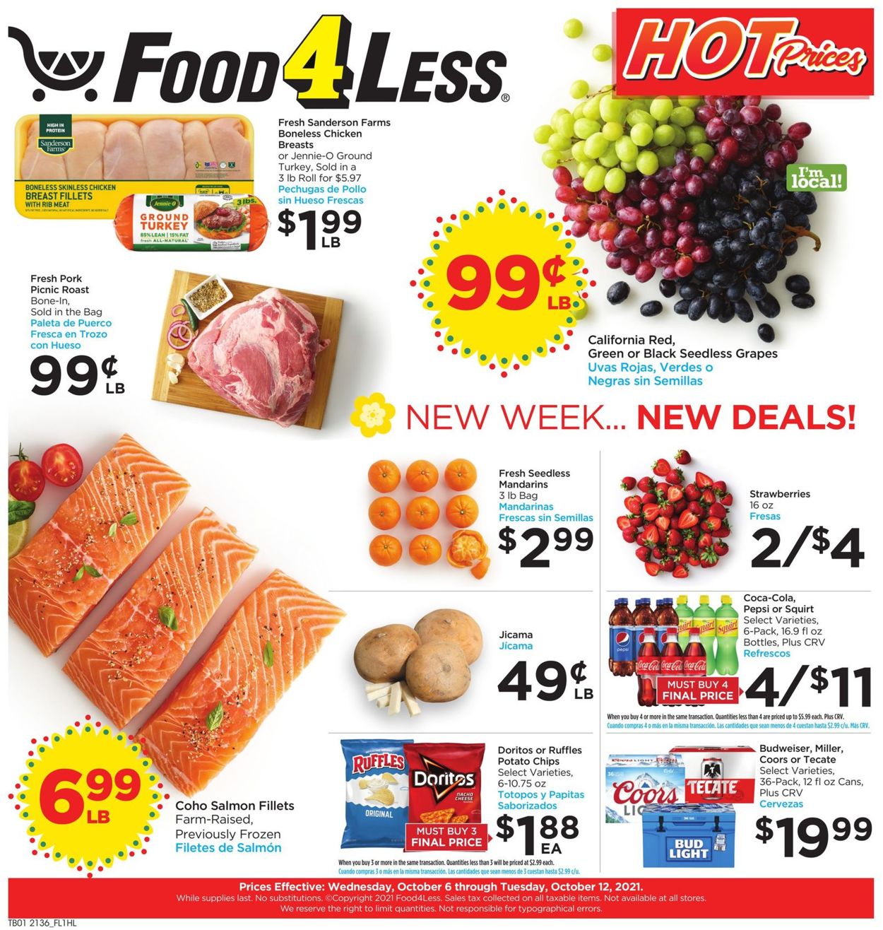 Catalogue Food 4 Less from 10/06/2021